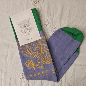 Washington Mardi Gras Commemorative Purple & Green Socks